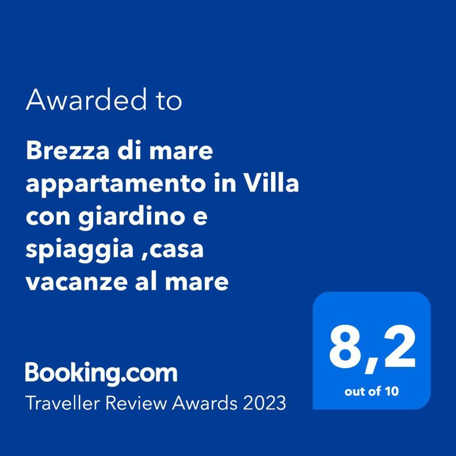 Brezza Di Mare Appartamento In Villa Con Giardino E Spiaggia ,Casa Vacanze Al Mare 夸尔图-圣埃莱娜 外观 照片